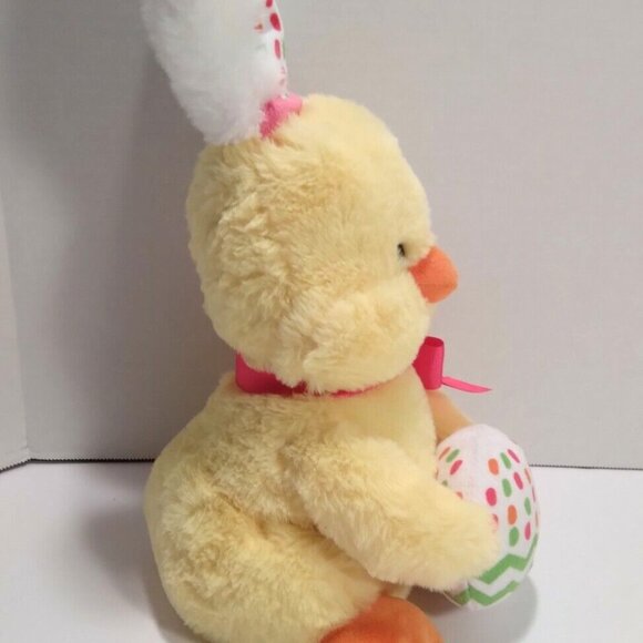 VTG Yellow Rabbit with Egg Sings -The Easter Parade Song -Ears Move & Lights Up - Picture 2 of 7